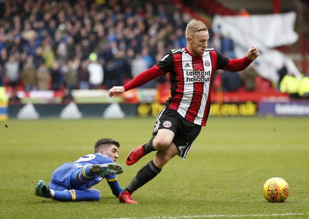 Mark Duffy, seen playing for Sheffield United against Leeds United earleir this month, is ready for another Yorkshire rival in Hull City (Picture: Simon Bellis/Sportimage).