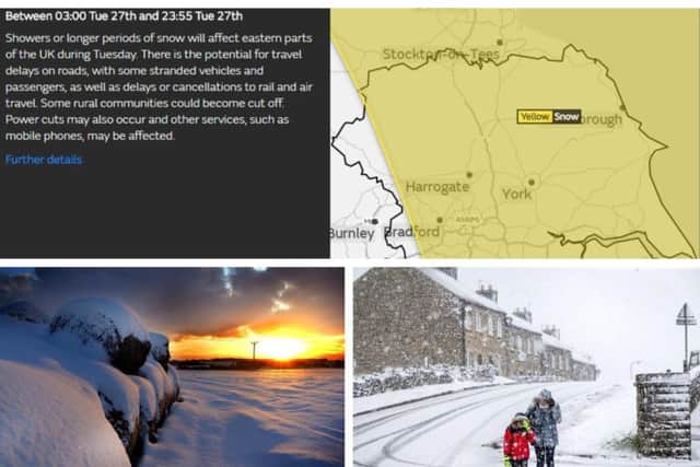 The Beast from the East will blow in high winds and snow for Yorkshire this week.