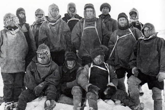 Ernest Shackleton and his crew: Credit Oneworld Publications