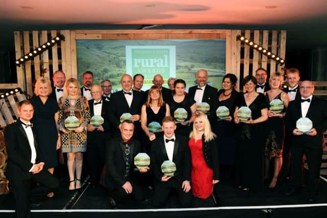 The winners of The Yorkshire Post inaugural Rural Awards, held in 2017 at Pavilions of Harrogate. The award ceremony will again take place at the venue on October 11, 2018.  Picture by Jonathan Gawthorpe.