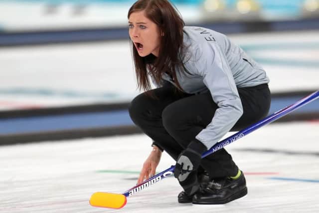 Great Britain skipper Eve Muirhead during the Women's Semi-Final against Sweden