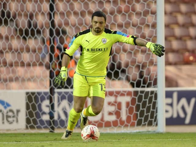 Barnsley goalkeeper Nick Townsend (Picture: Bruce Rollinson).