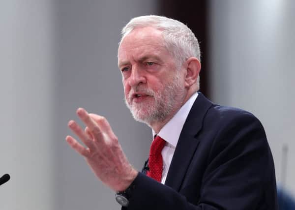 Labour leader Jeremy Corbyn delivers a Brexit speech at the National Transport Design Centre (NTDC), Coventry University Technology Park, in Coventry. Picture: Aaron Chown/PA Wire