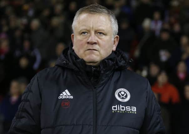 STUILL NOT HAPPY: Sheffield United boss, Chris Wilder. Picture: Simon Bellis/Sportimage