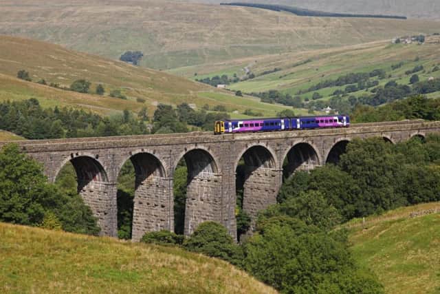 The Settle-Carlisle Railway in the remote Dentdale landscape. (Pictures: John Brown).