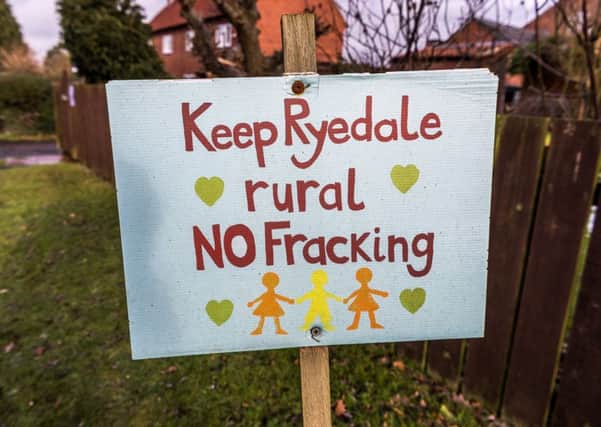 Opposition remians to fracking in North Yorkshire.