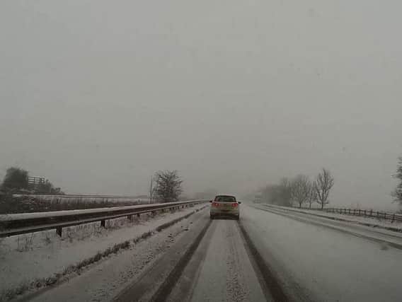 This is the A64 on the Seamer bypass this morning