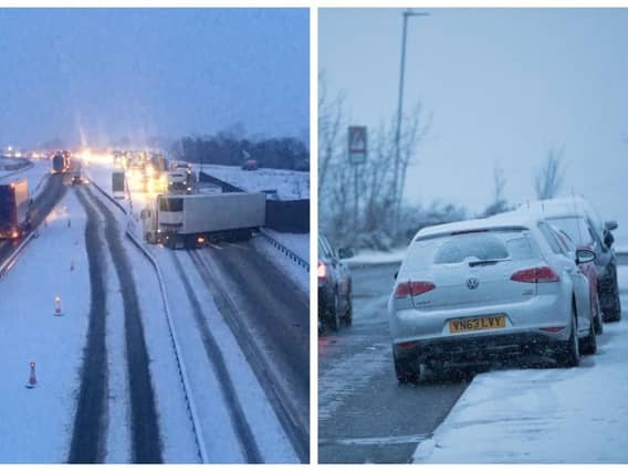 There is travel chaos around the county this morning.