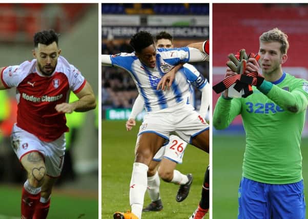 STAR TURNS: Richie Towell, Terence Kongolo and Felix Wiedwald all make our line-up - but who plays alongside them this week?