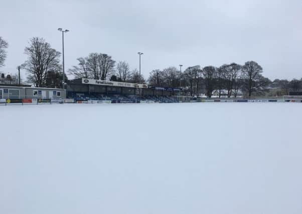 Guiseley's Nethermoor ground on Thursday morning.