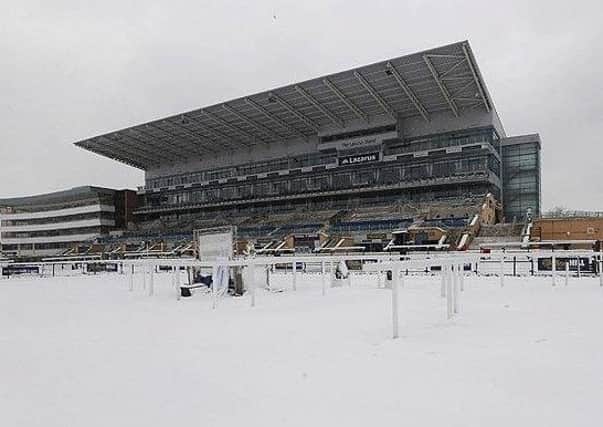 Racing at Doncaster has been abandoned on Saturday as well as Friday.