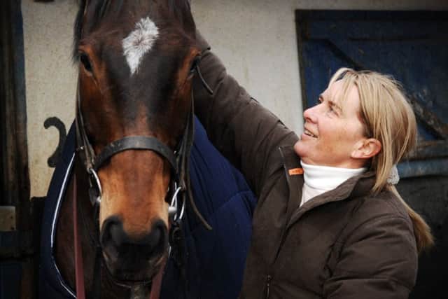 Sue Smith with Mister McGoldrick in December 2008.