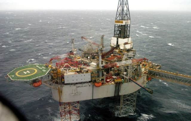 The Buzzard oil field in the North Sea   Photo: Danny Lawson/PA Wire.