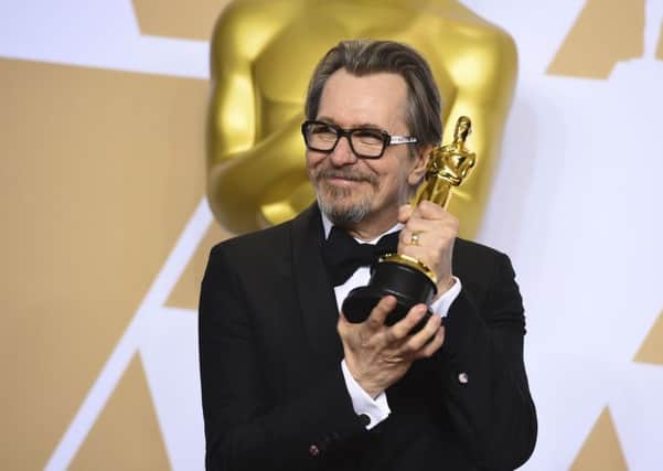 Gary Oldman: Winner of the award for best performance by an actor in a leading role for Darkest Hour.