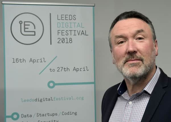 Leeds Digital Festival director Stuart Clarke      mon 23rd oct 2017