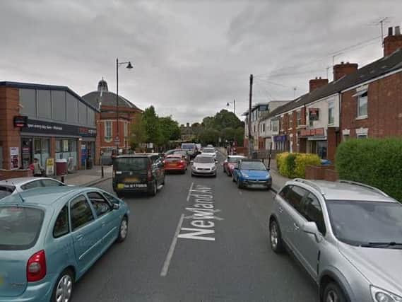 The woman was robbed outside Tesco on Newland Avenue