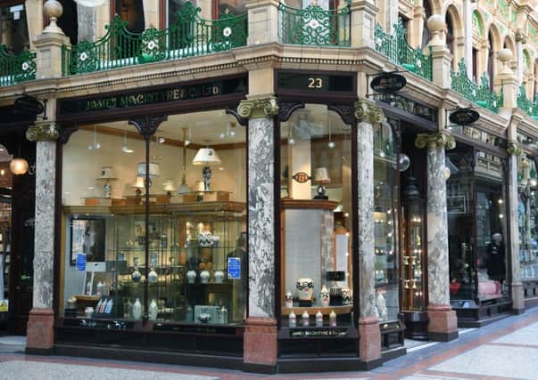 James Macintyre and Co Ltd in the County Arcade, which is closing after almost 25 years. 7th March 2018.