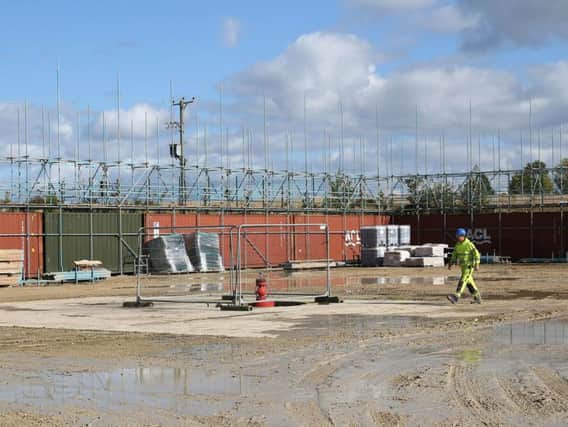 The well site at Kirby Misperton pictured before Christmas. Equipment is now being cleared from it by Third Energy.
