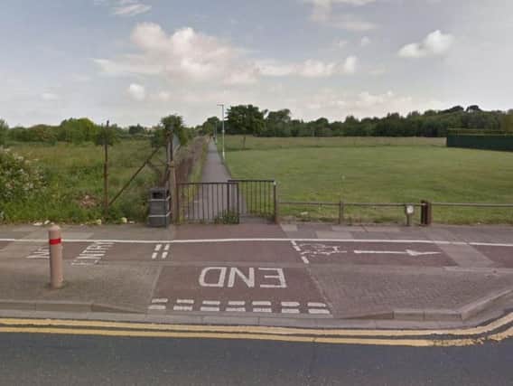The girl was attacked in the cut-through between Littlefield Lane and Westward Ho in Grimsby