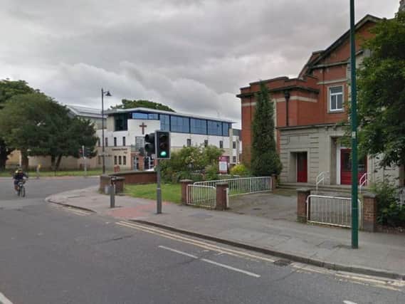 The incident happened near Trinity Methodist Church on Cottingham Road in Hull