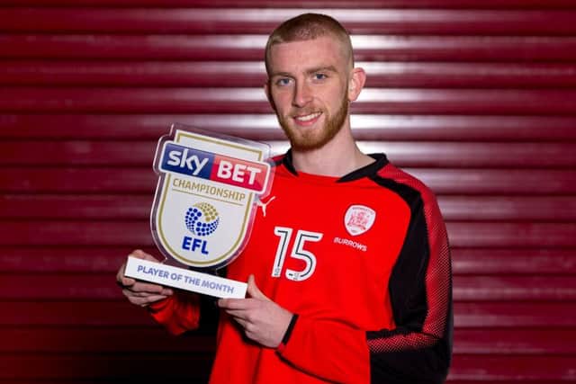 Barnsley's Oli McBurnie has won the Sky Bet Championship Player of the Month award (Picture: Robbie Stephenson/JMP).