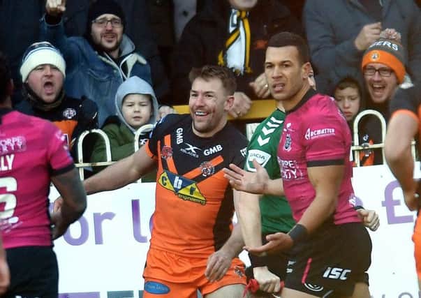 GET HIM IN: Castleford's Michael Shenton. 
Picture: Jonathan Gawthorpe