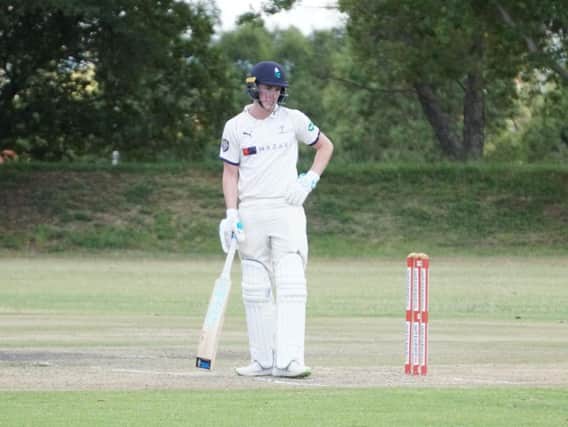 IN THE RUNS: Yorkshire's Harry Brook in South Africa on Monday.