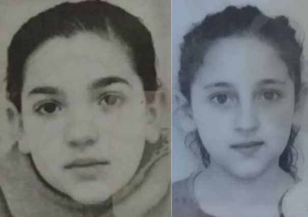 Missing children Bernadett Berki (left) and Szimonetta Berki (right).