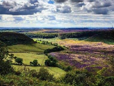 Legend has it The Hole of Horcum in the North York Moors National Park was formed at the hands of a giant