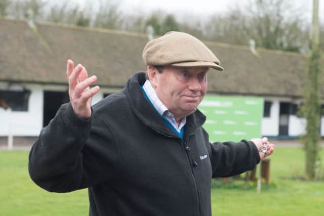 ANYONE'S RACE: Trainer Nicky Henderson. Picture: Simon Galloway/PA
