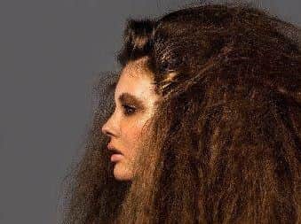 The iconic crimped hair of the 80s