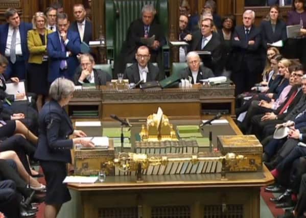 Theresa May delivers a statement to Parliament over Russia.