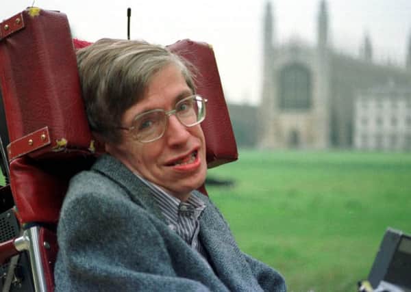 Professor Stephen Hawking, the physicist who became an unlikely celebrity.
