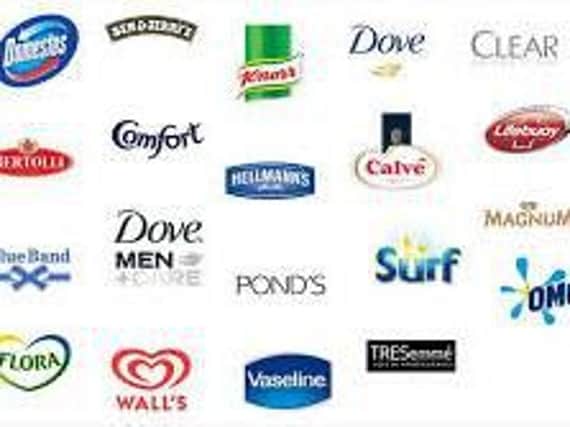 Unilever is behind well-known household brands such as Dove, Marmite and Ben & Jerry's ice cream