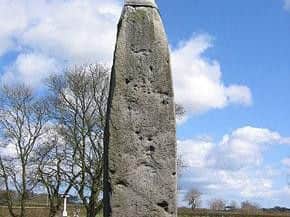 The Monolith located in Rudston