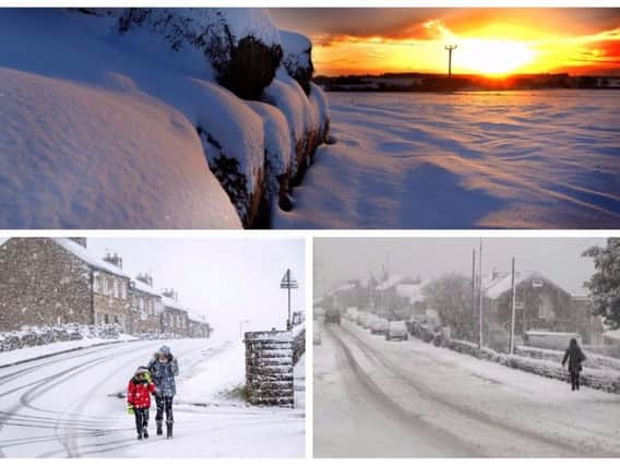 A yellow weather warning has been issued for most of Yorkshire