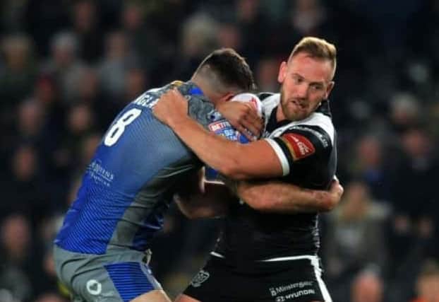 Liam Watts in action for Hull FC