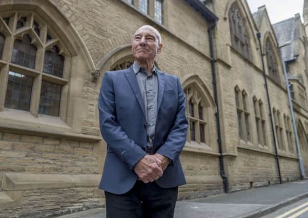 Sir Patrick Stewart, former Chancellor of Huddersfield University, pictued back at the campus in 2016 when the drama department building was officially renamed in his honour. (James Hardisty).