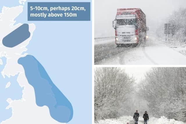 Snow is once again expected across parts of Yorkshire this weekend.