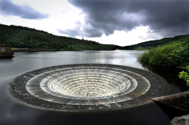 Ladybower Reservior, near Sheffield. Two villages are buried beneath the water. Picture by Chris Lawton