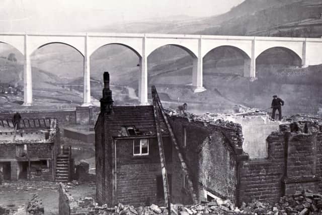 Ashopton Village - demolished in the early 1940's to make way for the Ladybower Reservoir