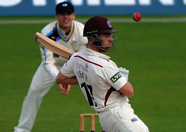 Somerset's Jack Leach has earned a call-up to the England Test squad