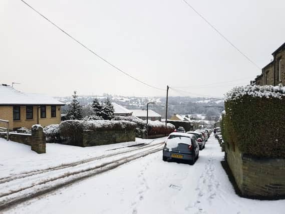 Snow in West Yorkshire. Is Leeds going to be hit again? Photo: Oliver Willows