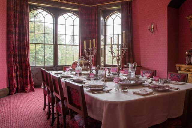 The dining room at Farringford.