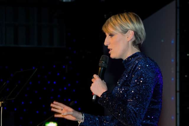 Date: 2nd November 2017.
Picture James Hardisty.
The Yorkshire Post Excellence in Business Awards, held at Royal Armouries and The New Dock, Leeds.
Pictured Steph McGovern.