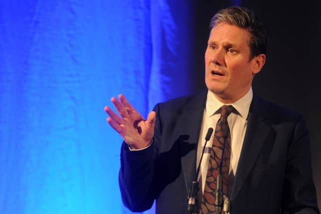16 March 2018 .......      Keynote speaker Sir Keir Starmer at The Yorkshire Post and Ward Hadaway  Yorkshire Fastest 50 awards 2018 held at Aspire in Leeds.  Picture Tony Johnson.