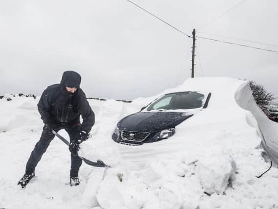 Heavy snow caused chaos earlier this month Photo: Johnston Press