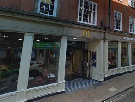 A McDonalds restaurant in York city centre. Picture: Google.