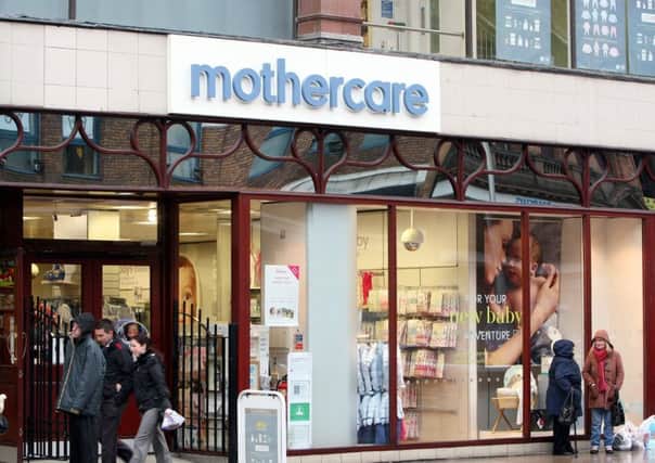 Mothercare. Pic: Paul Faith/PA Wire