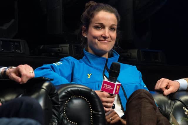 Special guest former world champion rider Lizzie Deignan at the Y18 conference (Picture: James Hardisty)